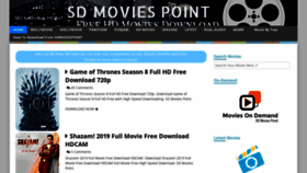 What Sdmoviespoint.fun website looked like in 2019 (5 years ago)