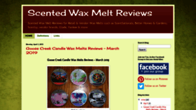 What Scentedwaxmeltreviews.com website looked like in 2019 (5 years ago)