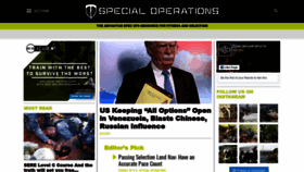 What Specialoperations.com website looked like in 2019 (5 years ago)
