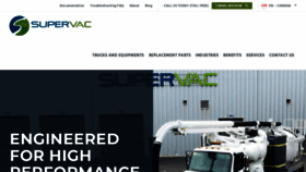 What Supervac2000.com website looked like in 2019 (5 years ago)