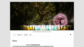 What Supernaturalforest.net website looked like in 2019 (5 years ago)