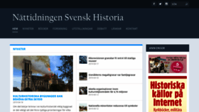 What Svenskhistoria.se website looked like in 2019 (5 years ago)