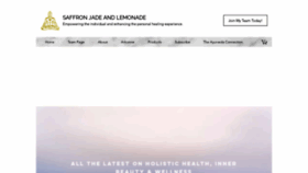 What Saffronjadeandlemonade.com website looked like in 2019 (5 years ago)