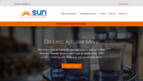 What Suncommunications.com website looked like in 2019 (5 years ago)