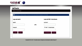 What Staffcheckin.qatarairways.com website looked like in 2019 (5 years ago)