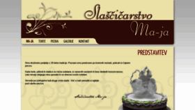 What Sladice-maja.com website looked like in 2019 (5 years ago)