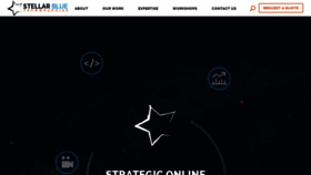 What Stellarbluetechnologies.com website looked like in 2019 (5 years ago)