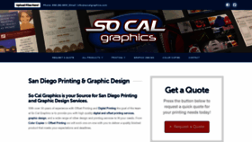 What Socalgraphics.com website looked like in 2019 (5 years ago)