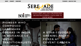 What Serenademagazine.com website looked like in 2019 (5 years ago)