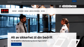 What Securitas.no website looked like in 2019 (5 years ago)