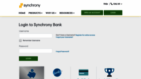 What Securelogin.synchronybank.com website looked like in 2019 (5 years ago)