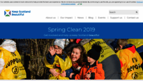 What Sustainable-scotland.net website looked like in 2019 (5 years ago)