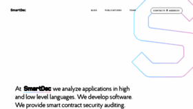 What Smartdec.net website looked like in 2019 (5 years ago)