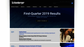 What Schlumberger.com website looked like in 2019 (6 years ago)