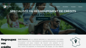 What Saas-finances.com website looked like in 2019 (5 years ago)