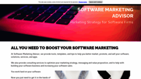 What Software-marketing-advisor.com website looked like in 2019 (5 years ago)