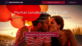 What Samotneserca.pl website looked like in 2019 (5 years ago)