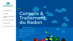 What Solutions-radon.fr website looked like in 2019 (4 years ago)