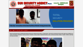 What Sunsecuritygujarat.in website looked like in 2019 (5 years ago)