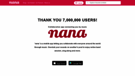 What Storage.nana-music.com website looked like in 2019 (5 years ago)