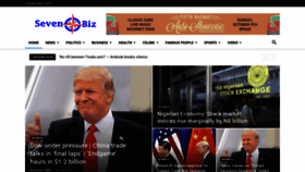 What Sevenstarbiz.com website looked like in 2019 (6 years ago)