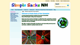 What Simplesacksnh.com website looked like in 2019 (5 years ago)