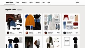 What Smartcloset.me website looked like in 2019 (5 years ago)