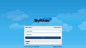 What Skyrouter.com website looked like in 2019 (4 years ago)
