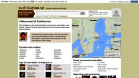 What Sushikartan.se website looked like in 2019 (4 years ago)