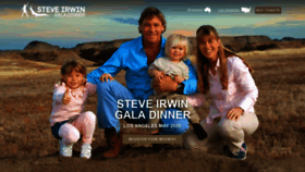 What Steveirwingaladinner.org website looked like in 2019 (5 years ago)