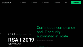 What Saltstack.com website looked like in 2019 (5 years ago)