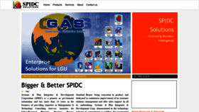 What Spidc.com.ph website looked like in 2019 (4 years ago)