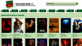 What Sockshare.io website looked like in 2019 (4 years ago)