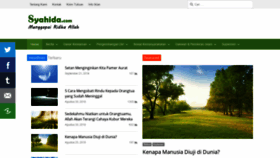 What Syahida.com website looked like in 2019 (4 years ago)