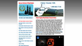 What Sprucerealestateschool.com website looked like in 2019 (4 years ago)