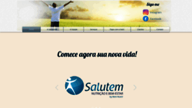 What Salutemnutricao.com.br website looked like in 2019 (5 years ago)