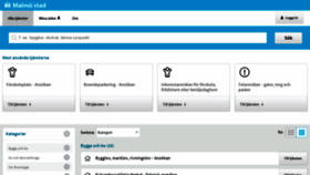 What Sjalvservice.malmo.se website looked like in 2019 (5 years ago)