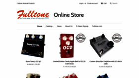 What Store.fulltone.com website looked like in 2019 (5 years ago)
