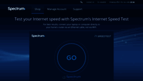 What Speedtest.bhn.net website looked like in 2019 (4 years ago)