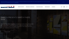 What Swatchgroup.in website looked like in 2019 (4 years ago)