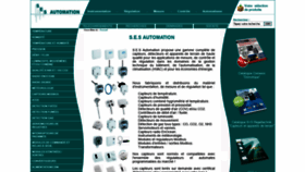 What Ses-automation.fr website looked like in 2019 (4 years ago)