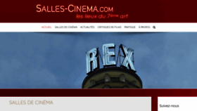 What Salles-cinema.com website looked like in 2019 (4 years ago)