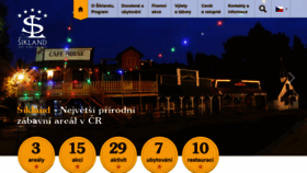 What Sikland.cz website looked like in 2019 (5 years ago)