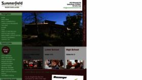 What Summerfieldws.org website looked like in 2019 (4 years ago)