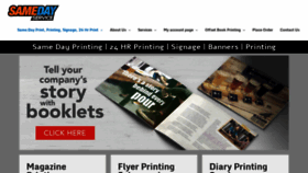 What Samedayprint.co.za website looked like in 2019 (4 years ago)