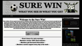 What Sure-win.club website looked like in 2019 (4 years ago)