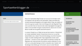 What Sportwettenblogger.de website looked like in 2019 (4 years ago)