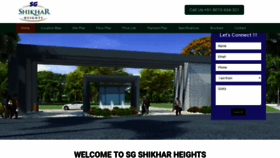 What Sg-shikharheights.in website looked like in 2019 (4 years ago)