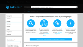 What Satsearch.co website looked like in 2019 (4 years ago)