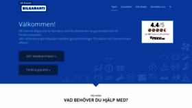 What Svenskbilgaranti.com website looked like in 2019 (4 years ago)